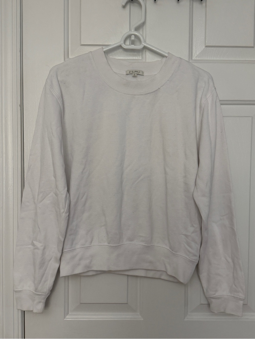 Z Supply White Crewneck Sweatshirt